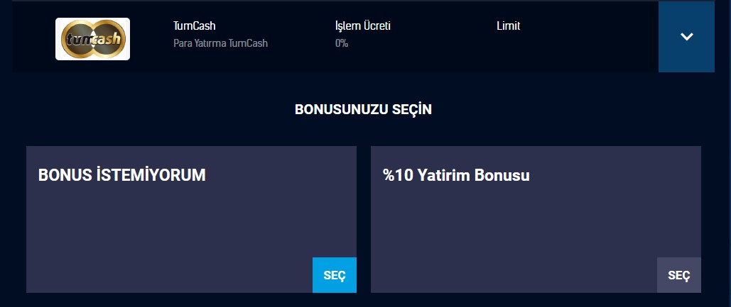 TumCash Ödeme Yöntemi ile Funbahis Sitesine Para Yatırma